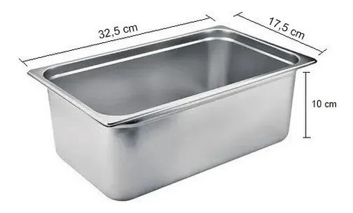 Imagen 2 de 2 de Deposito Gastronomico Con Tapa 32,5x17,5