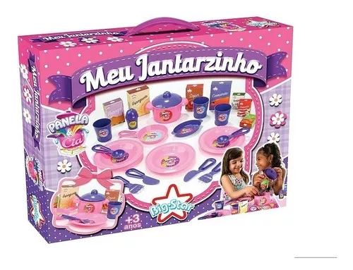 Kit Jogo De Cozinha Infantil Completo Para Comidinha Le Chef