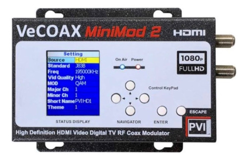 Modulador Hdmi - Vecoax Minimod-2