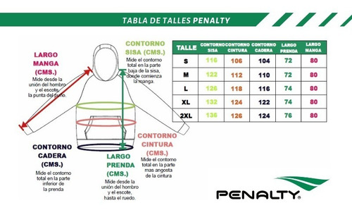 Imagen 8 de 8 de Buzo De Friza Canguro Con Capucha Penalty Hoodie