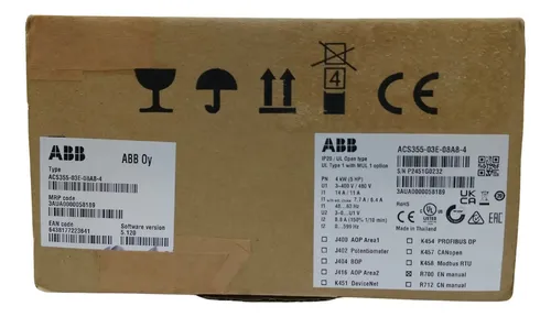 Inverter ABB ACS355-03E-08A8-4 - 5 HP, 380V - NUOVO - Spedizione Celere