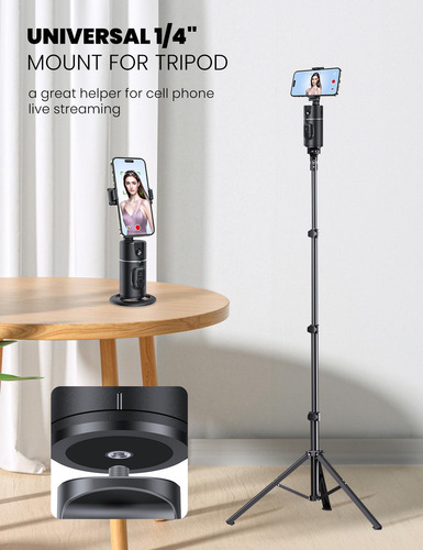 Auto Face Tracking TriPod Anxre 360 Rotation For Cell Phone