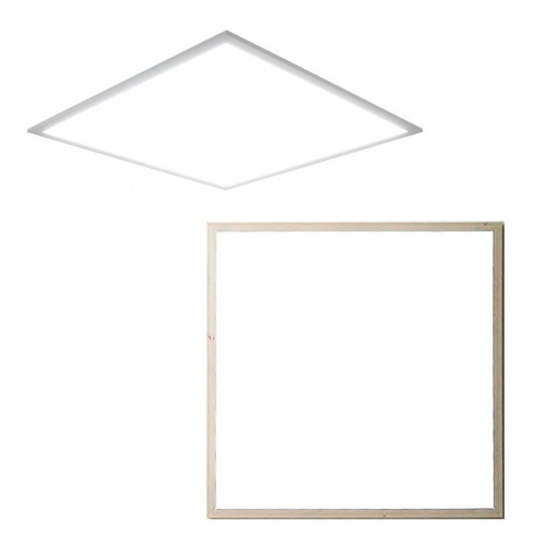 Panel Lampara Led 60x60 4000k 48w Gypsum Empotrab 1 Año Slim