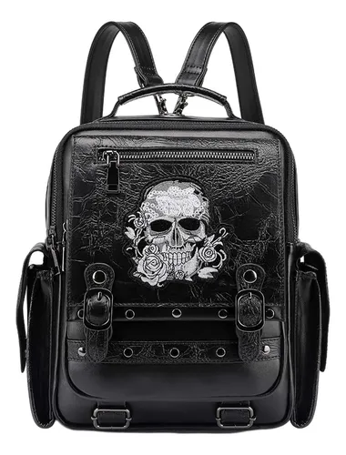 Mochilas de calaveras para mujer sale