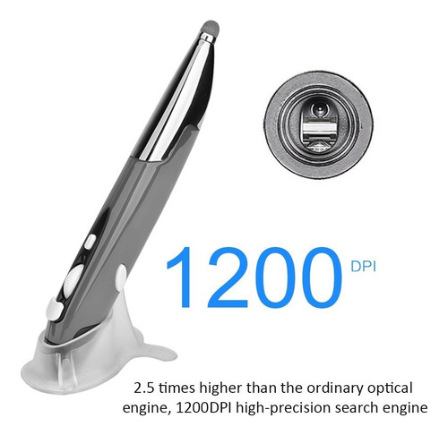 Ratón Óptico Inalámbrico Pr-06 Con Lápiz Táctil De 2,4 Ghz 8