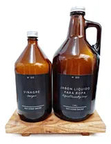 Comprar Growler Botellones Vidrio Ambar Lavadero Laundry Y Alzada E