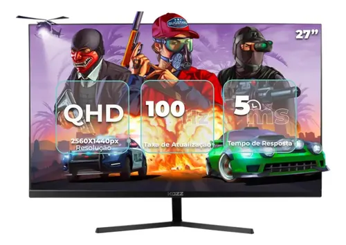 Monitor Gamer 27 Polegadas Qhd 100hz 5ms Hdmi Home Office