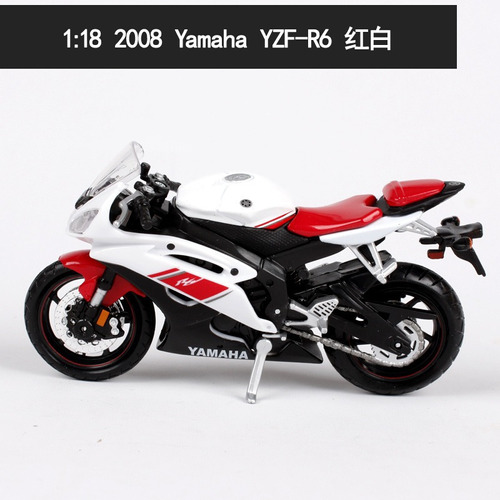 Modelo De Motocicleta Aleación Simulación Para Yamaha 1:18