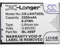 Comprar Batería Para LG G4 Beat 3.85v 2200mah Lkh735xl