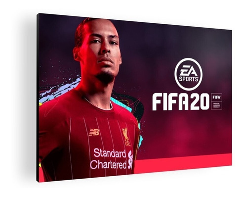 Cuadro Decorativo Moderno Mural Poster Fifa 20 60x42 Mdf