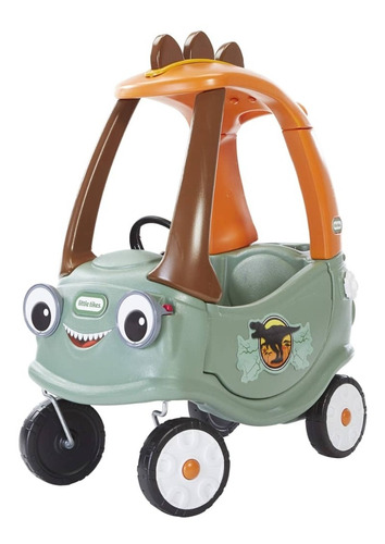 Carro Montable Con Techo Dinosaurio P/ Niños Jugar Carrito