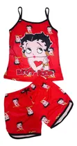 Comprar Pijama De Betty Boop 2 Piezas Blusa Tirantes Y Short Mujer K