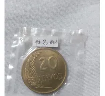 Comprar Moneda En Níquel Del Perú 20 Ctvs De 1964