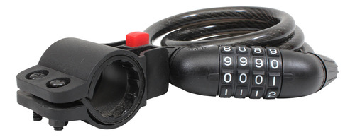 Cable Candado En Espiral Retráctil Con Combinación 4