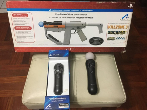 Ps Move Sharpshooter + Ps Move + Ps Navigator -fhr (Usado)