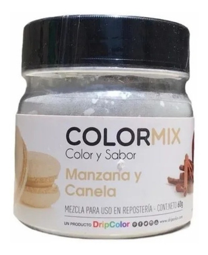 Colorante Polvo Comestible Color Mix Sabor Manzana Y Canela