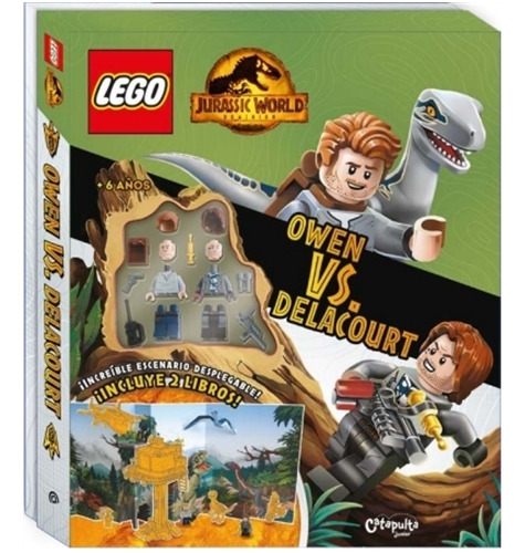 Owen Vs Delacourt - Jurassic World - Lego