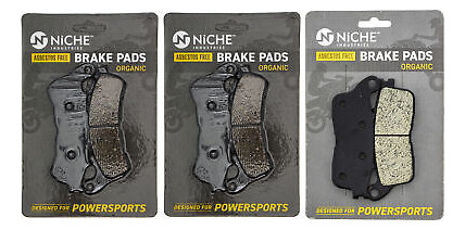 Niche Brake Pad Set For Honda Vfr1200x Dct 06456-mcw-h03 Tgq