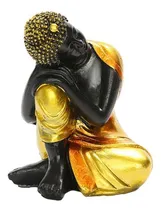 Comprar 5 Estatua De Buda Indio Serene Estatuilla Cara A La Derecha