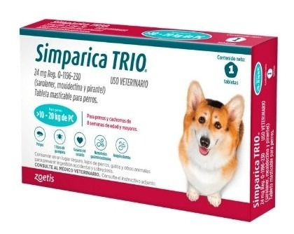 Simparica Trio 10-20 Kg 1 Tableta 