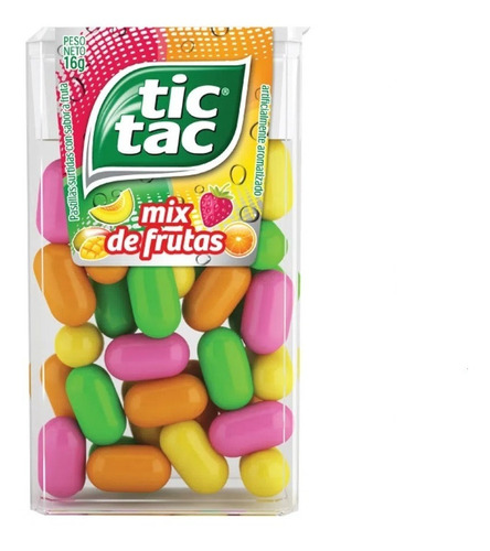 Pastillas Tic Tac Mix De Frutas X 12u