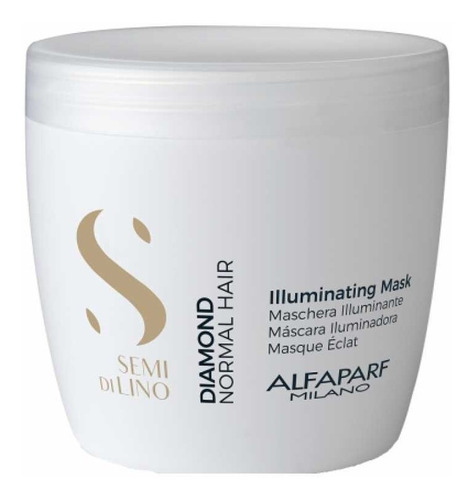 Mascarilla Diamond Alfaparf Ilumonadora 500ml Semi Di Lino