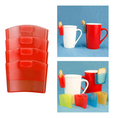 3 Portavasos Para Té, Accesorios Para Té, Herramienta Rojo