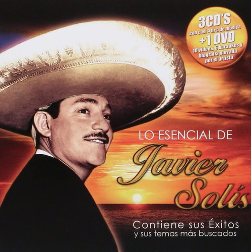 Javier Solis Lo Esencial 3 Cds + 1 Dvd