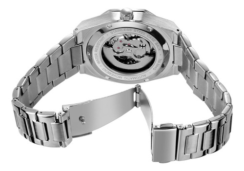 Reloj Mecánico Automático Forsining 344d Skeleton Gift Para