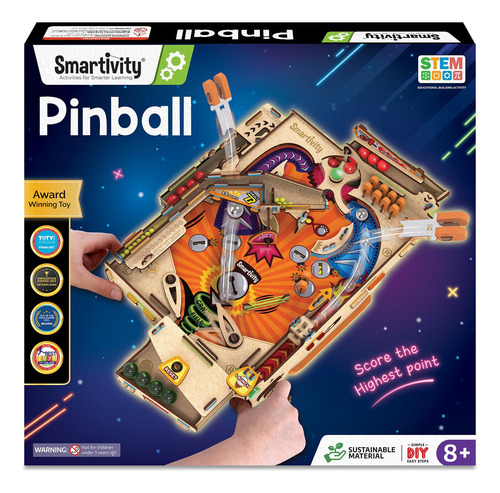 Máquina De Pinball Smartivity Modelo Bricolaje 8 A 14 Años