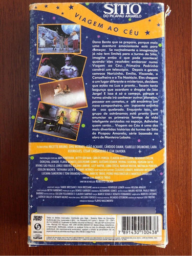 Filme Vhs O Sítio Do Pica-pau Amarelo Frete: Leia Descrição (Usado)