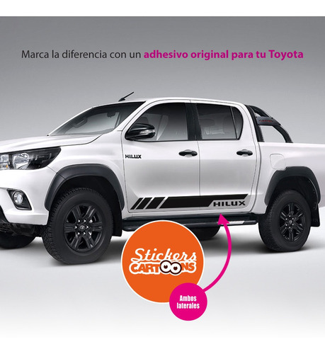 Adhesivos Laterales Toyota Hilux