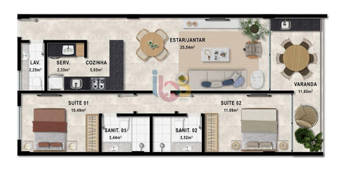 Imagem 16 de 17 de Vendo Apartamento 2/4 - 7895
