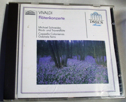 Vivaldi Flaute Concertos M. Schneider G. Ferro Cd (cc)