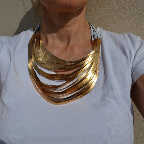 Imagen 2 de 5 de Collar Ondas Corto - Colores Varios
