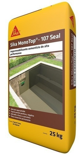 Sika Monotop 107 Seal X 25kg Impermeabilizante Cementicio