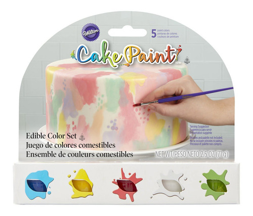  Colores Primarios Comestibles Cake Paint