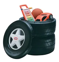 Comprar Cofre De Juguetes Con Llantas De Carreras Clásicas Little T