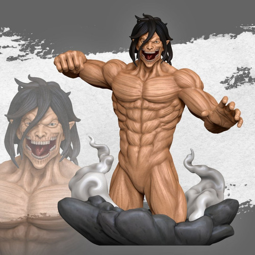 Archivo Stl Impresión 3d - Attack On Titan - Eren Full Model