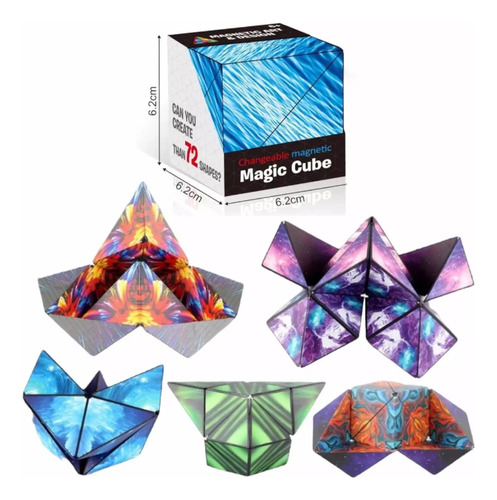 Cubo Mágico Magnético De Origami