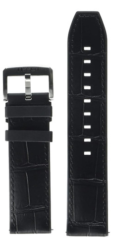 Tissot T852046761 22mm Lug Correa De Cuero Negro