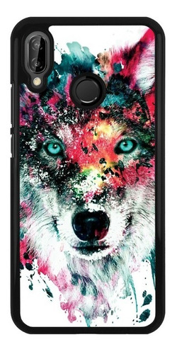 Funda Protector Para Huawei Lobo Colores Tumblr Moda