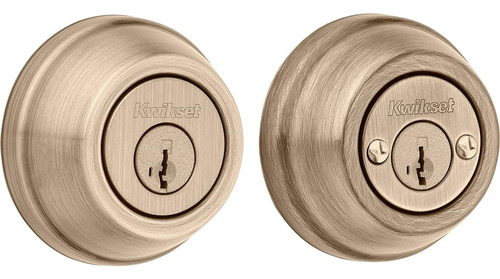 Kwikset 599 5 Smt Pestillo De Puerta De Doble Cilindro Cerro