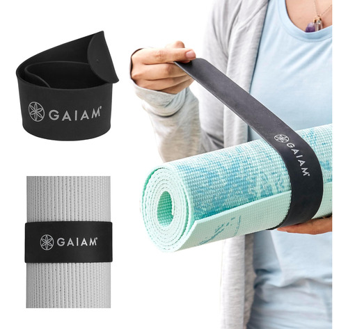 Gaiam Correa Para Tapete De Yoga - Mantiene Su Tapete Bien E