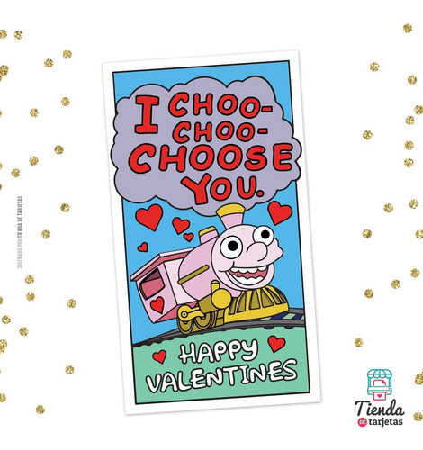 Imagen 3 de 6 de Tarjeta Maquinita Choo Choo Simpsons San Valentín Impresa