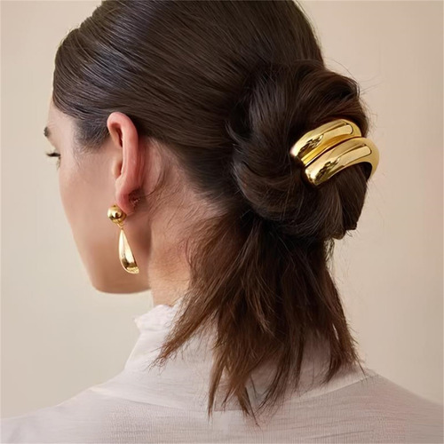Gold Hair Ties, Metal Hair Band, Hair Tie Bracelets For