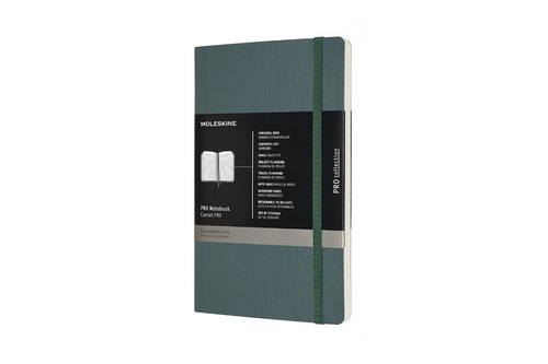 Moleskine Pro Soft Cover Notebook Large (5 X 8.25) Fo (9pcm)