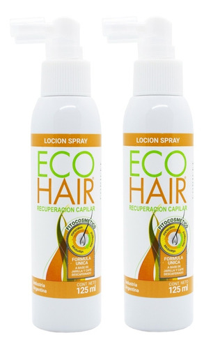 Eco Hair X2 Loción Spray Anticaída Crecimiento 125ml Local