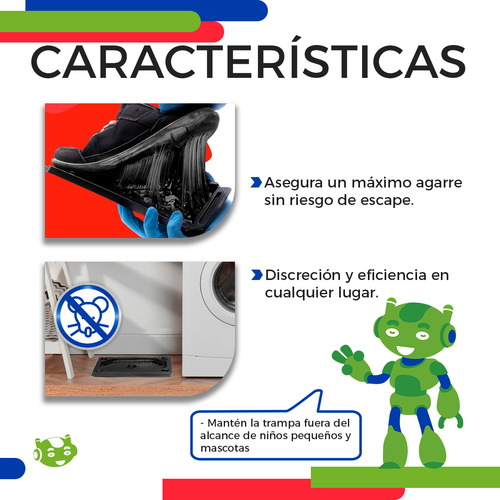 20 Piezas Trampas Adhesivas Para Ratas Ratones Roedores Slim Company Trampa Con Pegamento Para Atrapar Y Caza Fácil Incluye 5 Paquetes Con 4 Trampas c/u