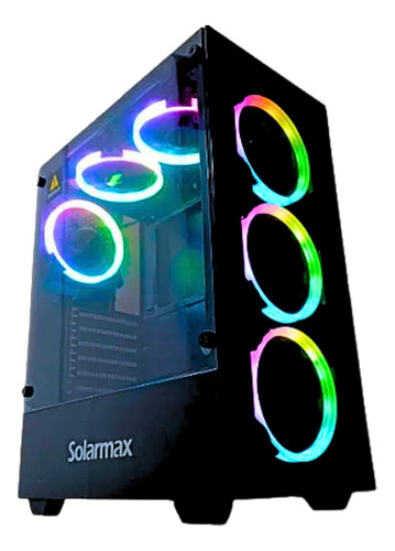 Fan Cooler Doble Luz Seisa Rgb 120mm Delta Decoracion Gamer Rgb
